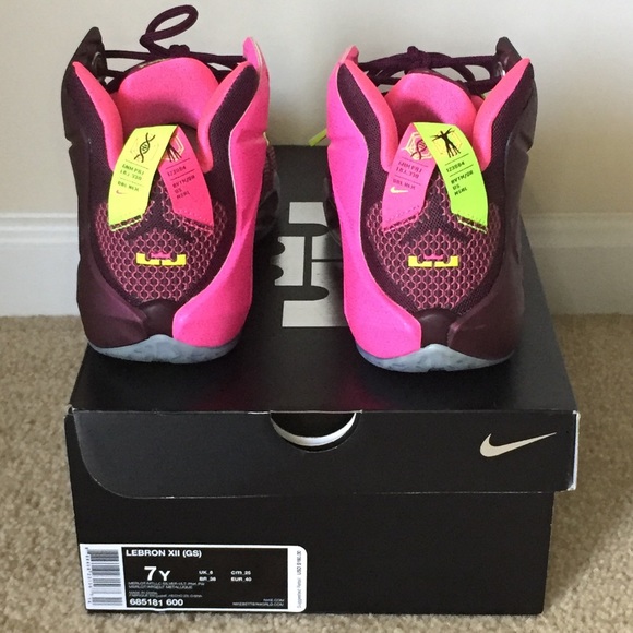 Nike Lebron 12 Xll Double Helix Merlot - Picture 6 of 8